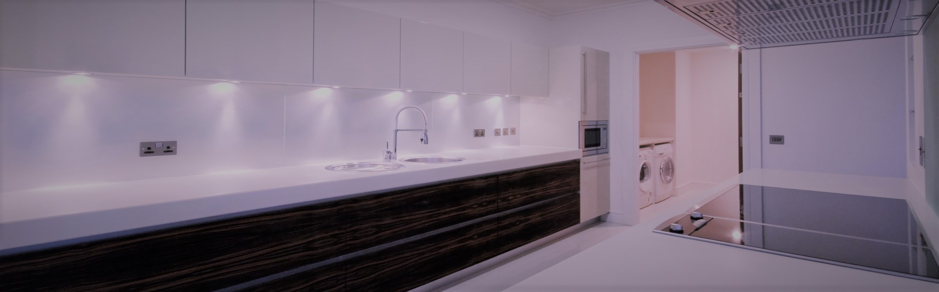 Slider, Glass Splashbacks Installed in Newbury Park | Kitchen & Bathroom Styles